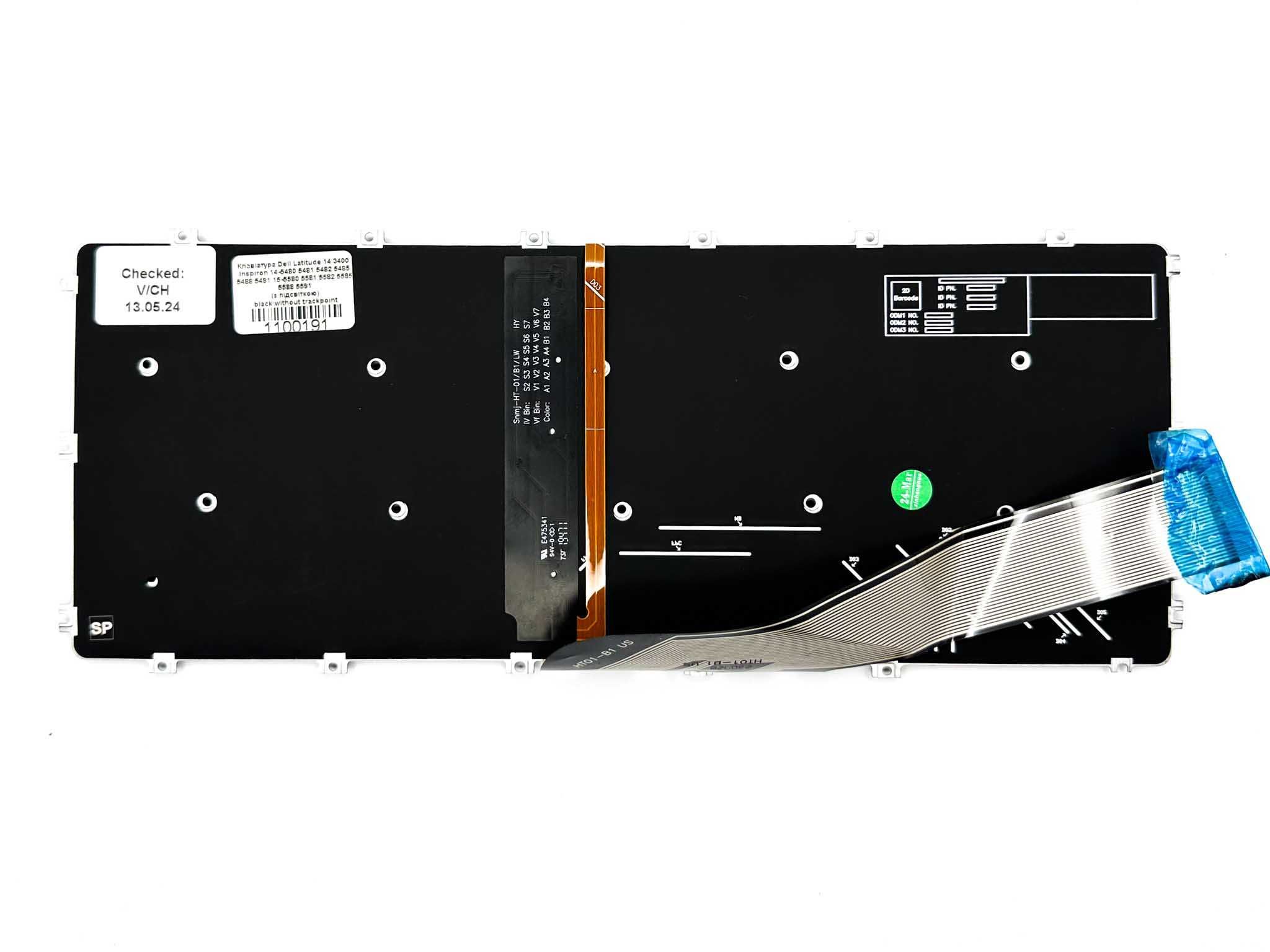 Клавіатура Dell Latitude 14 3400, Inspiron 14-5480 5481 5482 5485 5488