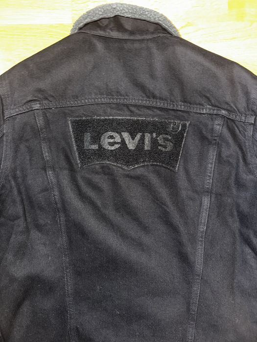 Куртка Levi’s Sherpa Trucker чорна