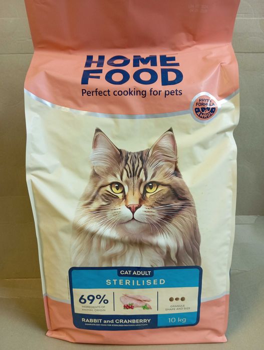 Продам корм для  котів Home Food  "Кролик з журавлиною" 10 кг.