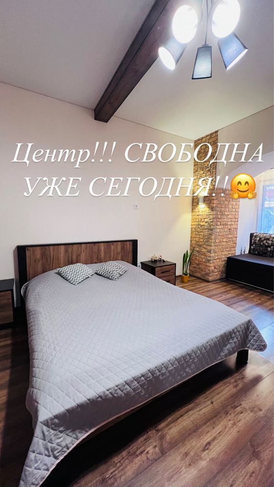 Уютная квартира в ЦЕНТРЕ ПОСУТОЧНО!