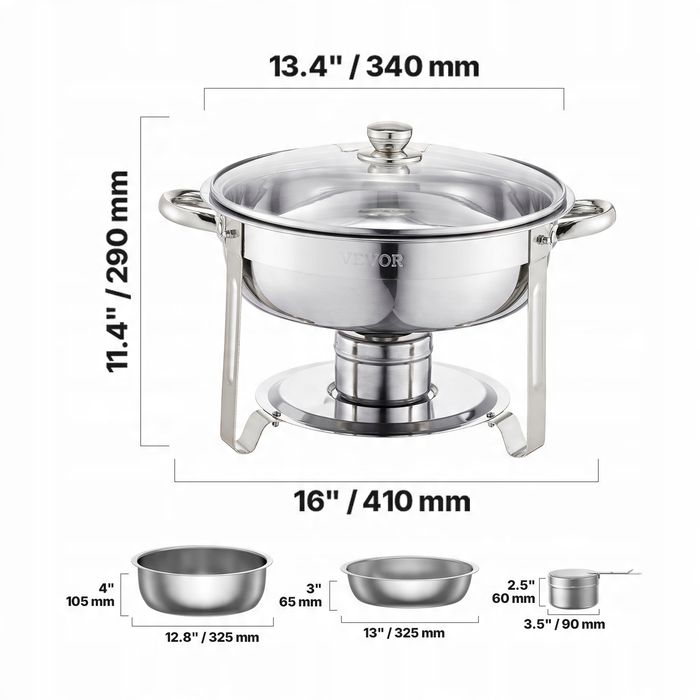VEVOR Podgrzewacz Gastronomiczny 4,7L OPIS! (S46)
