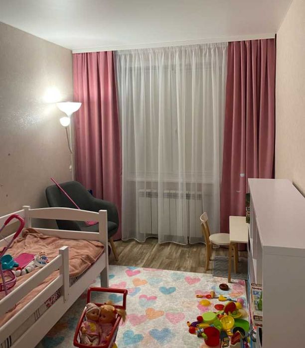 Тюль шифон с утяжелителем №309, тюль шифон, шифоновий однотонний тюль