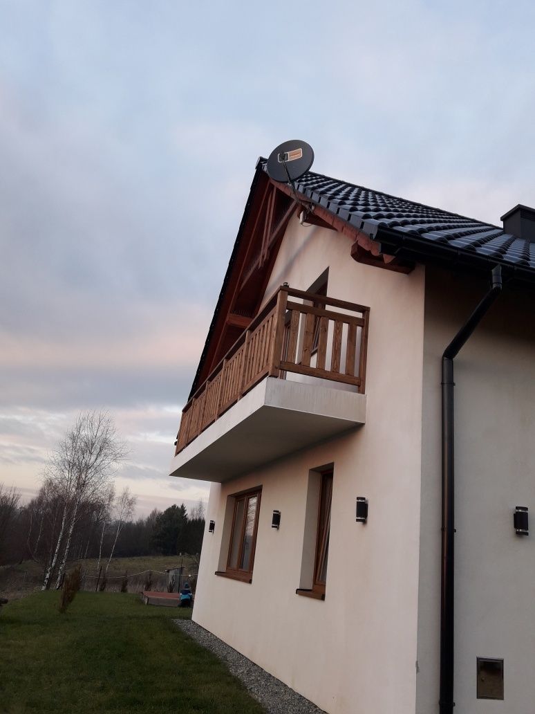 Balustrada pionowa świerk lub modrzew