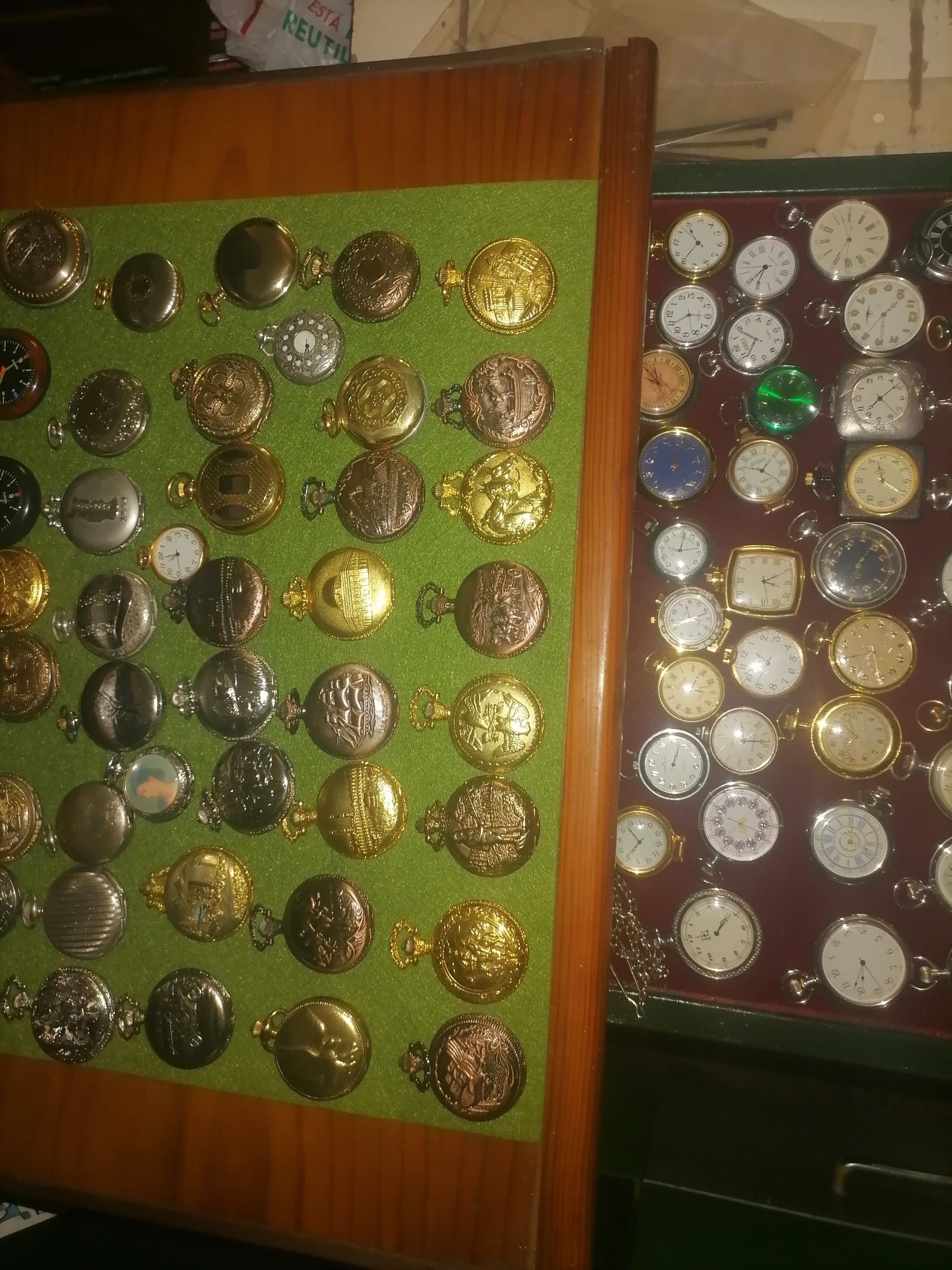 Coleção 100 Relogio de bolso novos