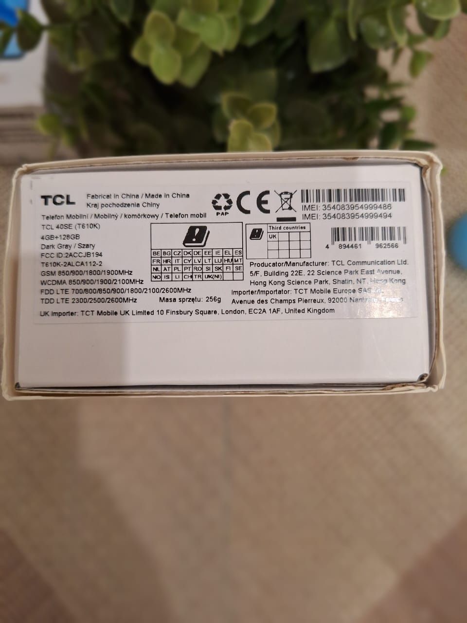 Телефон TCL 40SE T610K 4/128GB 2шт