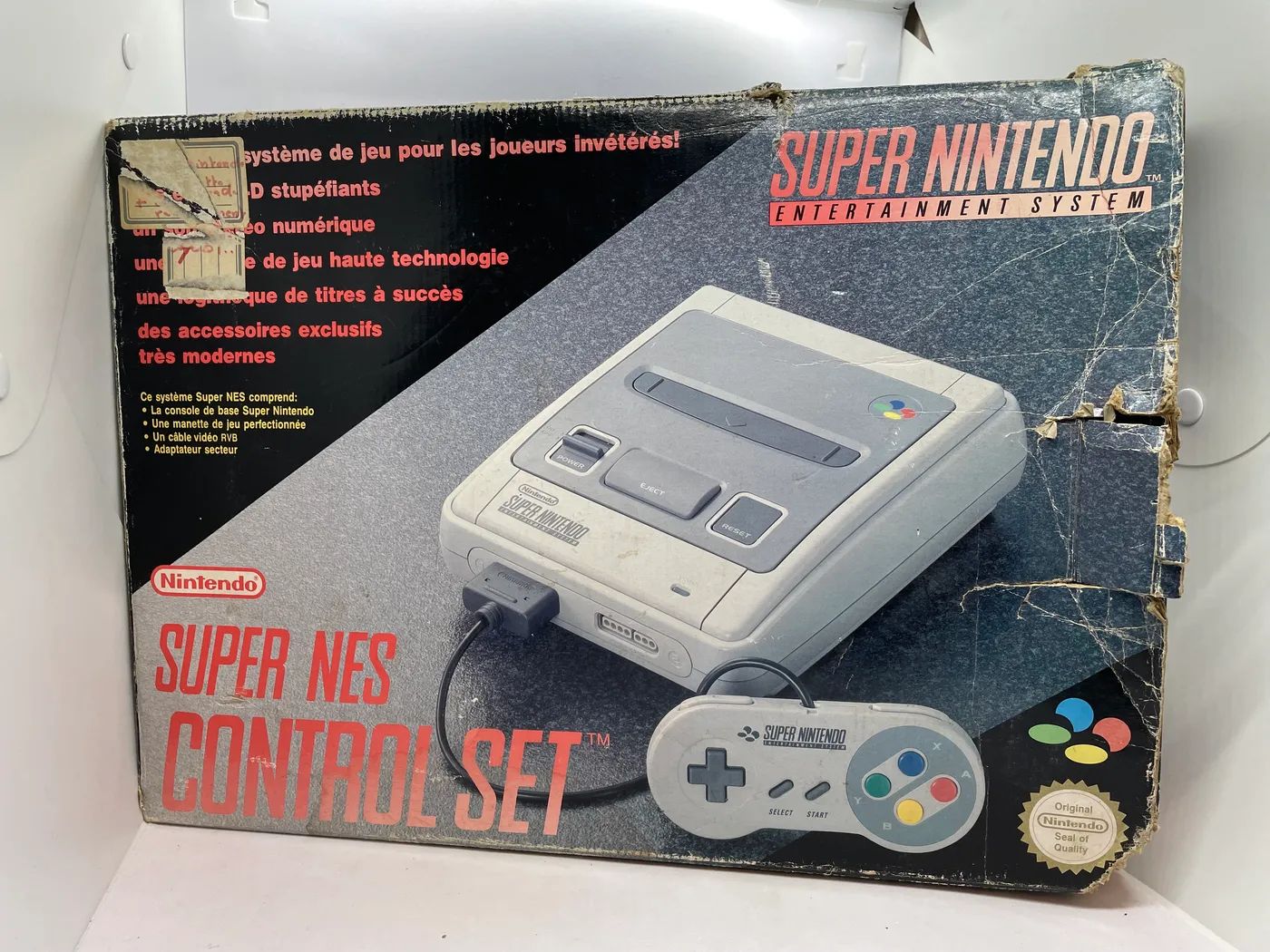 Konsola Nintendo SNES Super Nintendo + Karton Zestaw