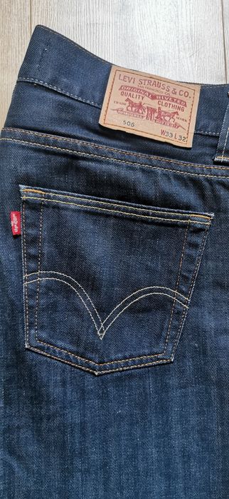 Spodnie granatowe levis 506 męskie