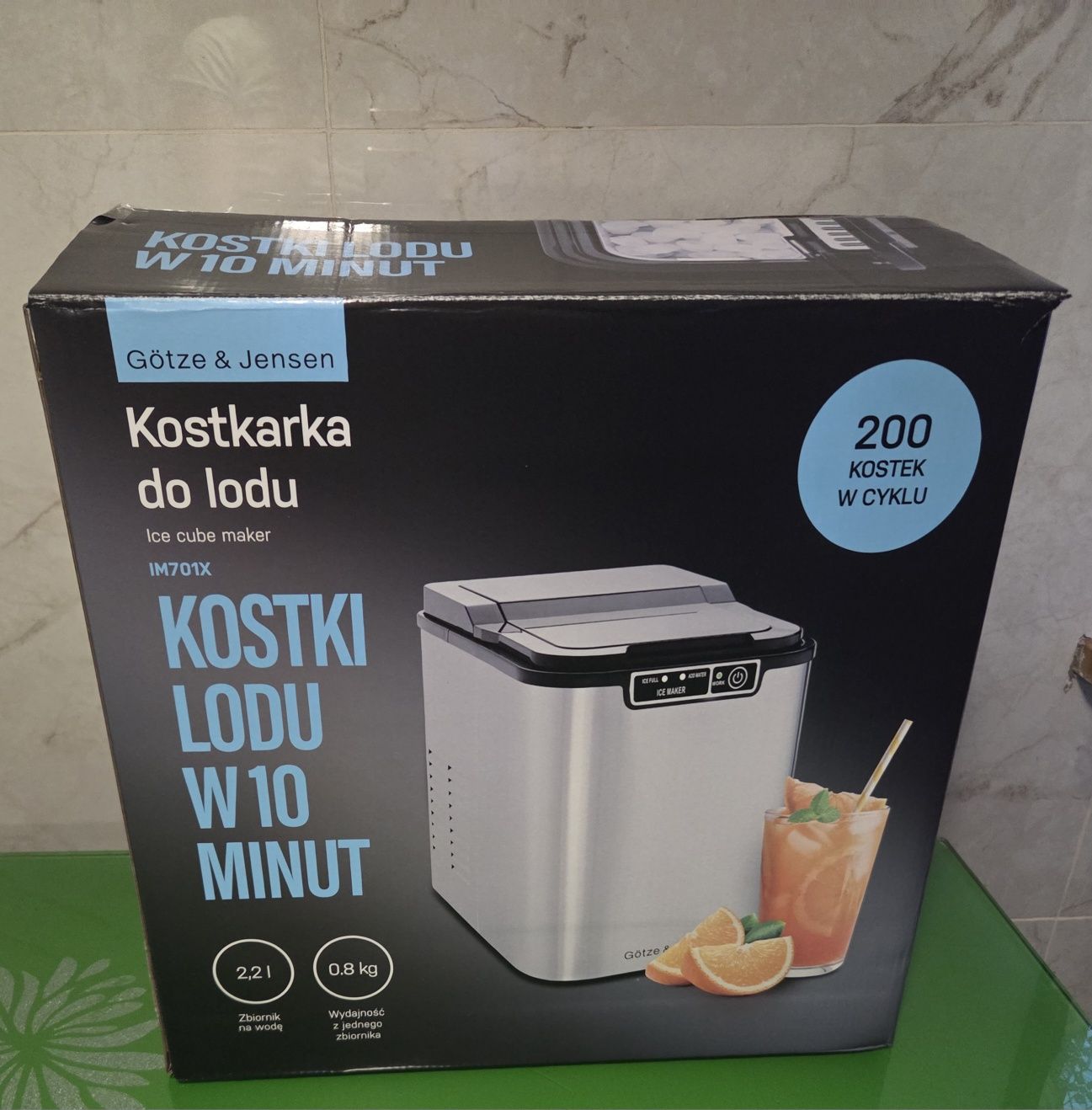 Kostkarka do lodu GÖTZE & JENSEN IM701X Inox