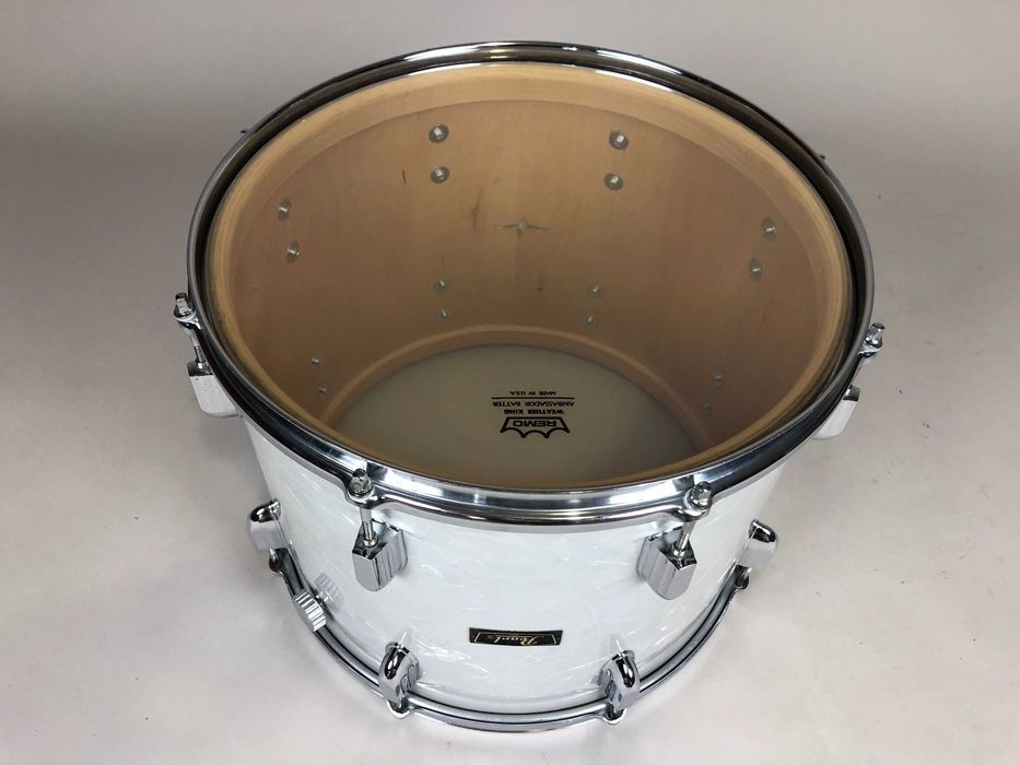 Floor Tom Pearl President 15" x 12" - Vintage 60s - White Pearl Marine