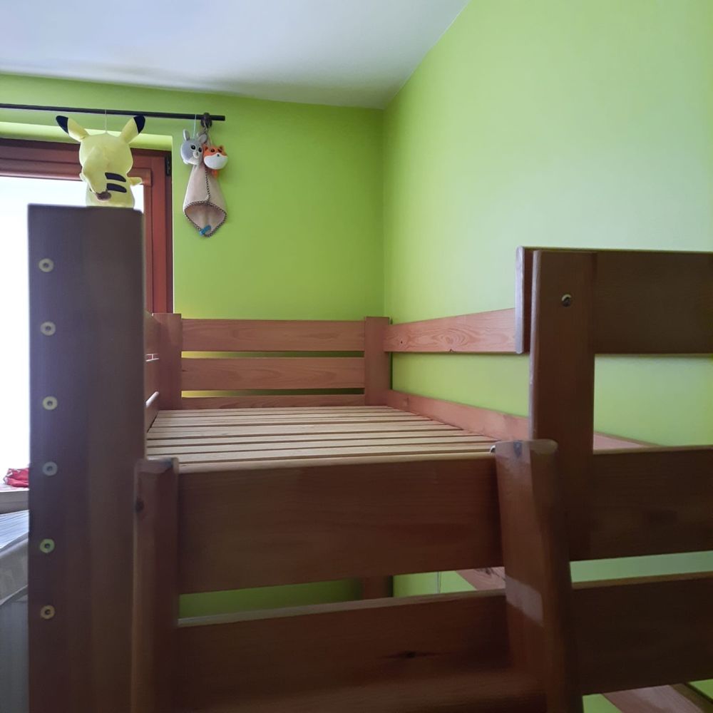 Łóżko dzieciece zestaw piętrowy