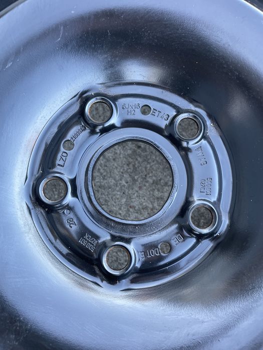 4x felgi stalowe 5x112 r16 et43 6J (VW, Skoda, Seat)