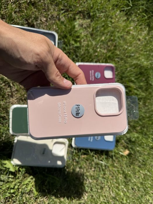 Силіконовий чохол Silicone Case Full для iPhone 15 Pro