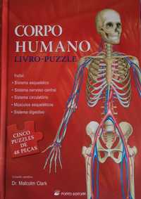 Livro puzzle corpo humano