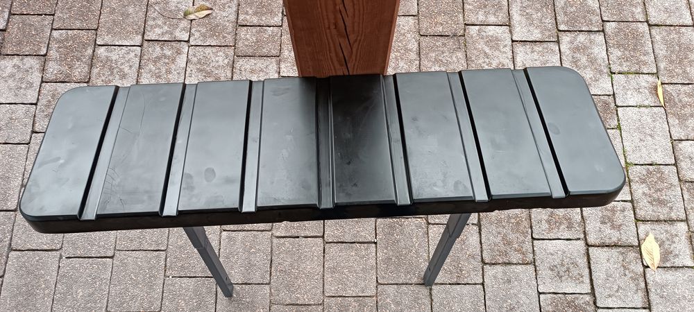 Ławka cmentarna z demontażu