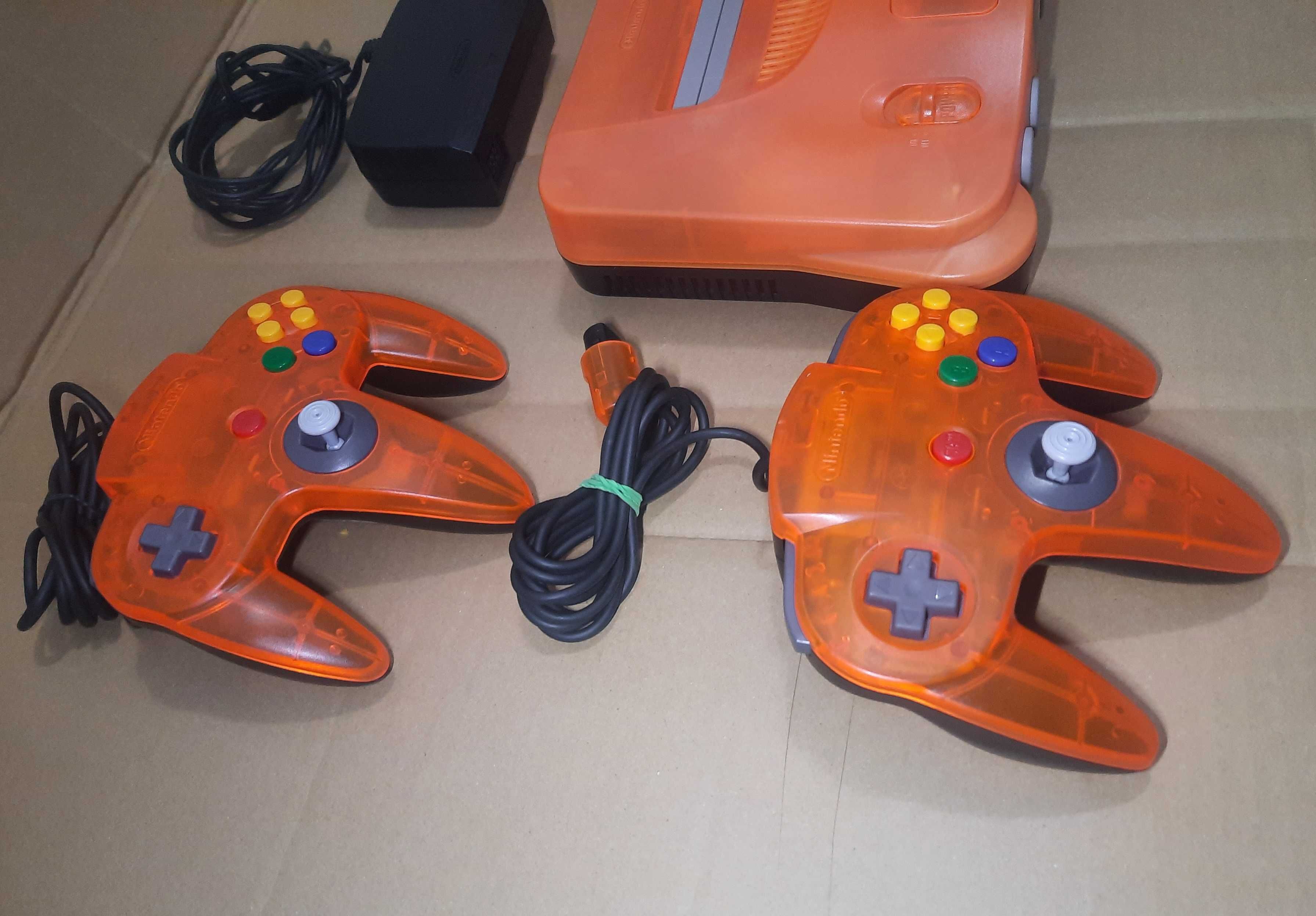 Konsola Nintendo 64 Daiei Hawks Clear Orange [NTSC-J]