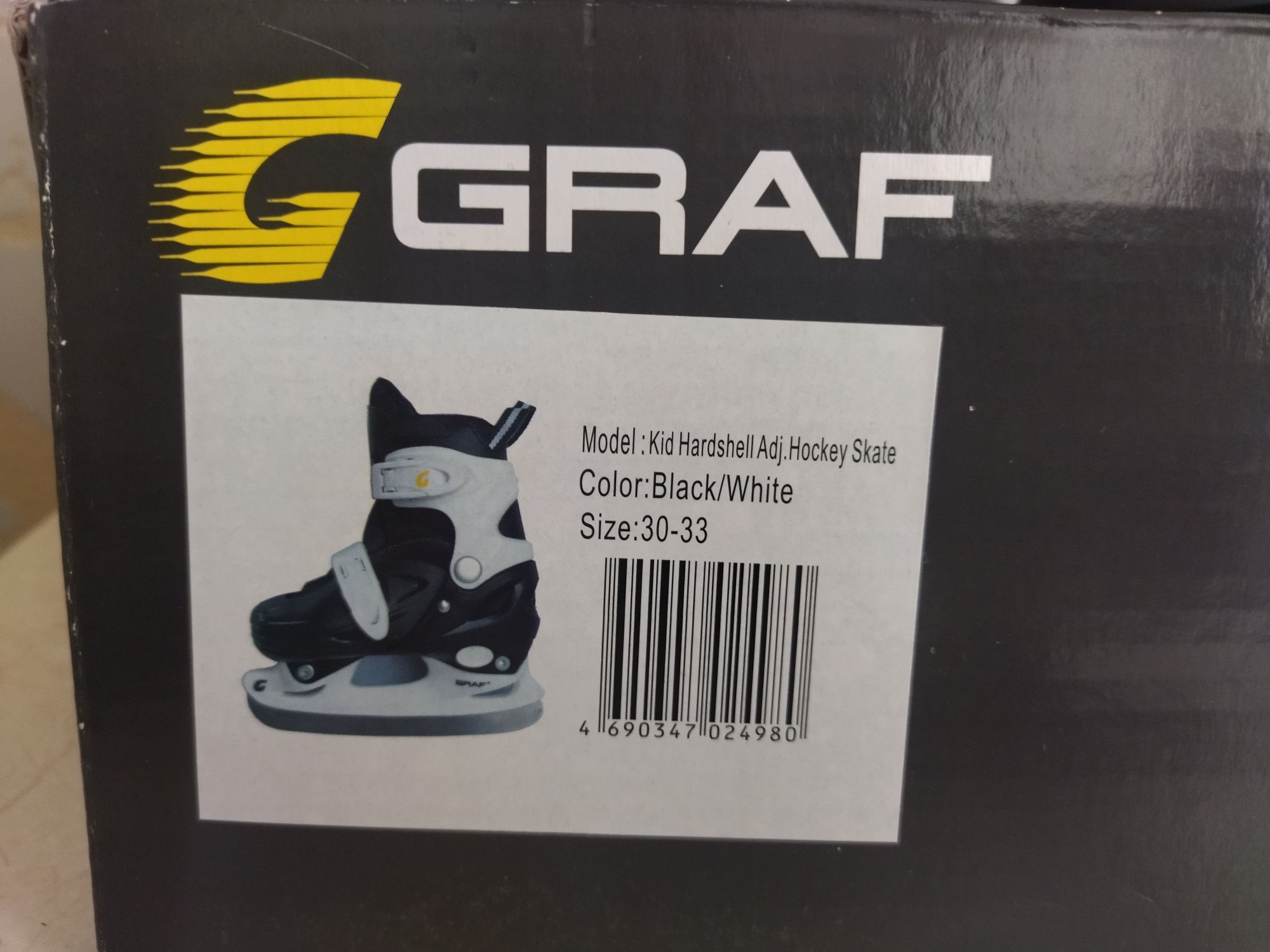 Ковзани коньки дитячі фірми GRAF розмір 30-33