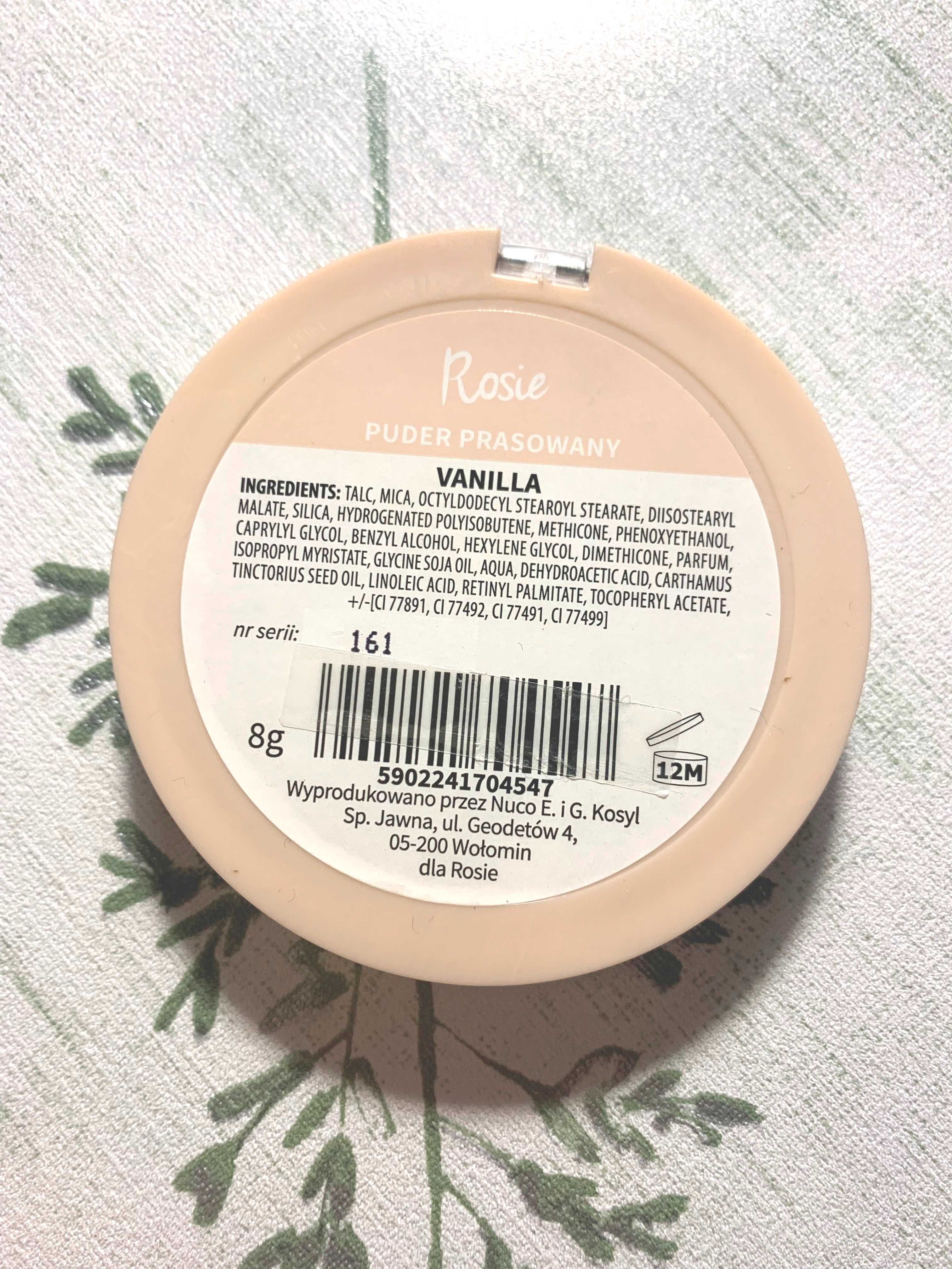 Puder prasowany w kamieniu Vanilla 03 Rosie zapachowy brzoskwiniowy