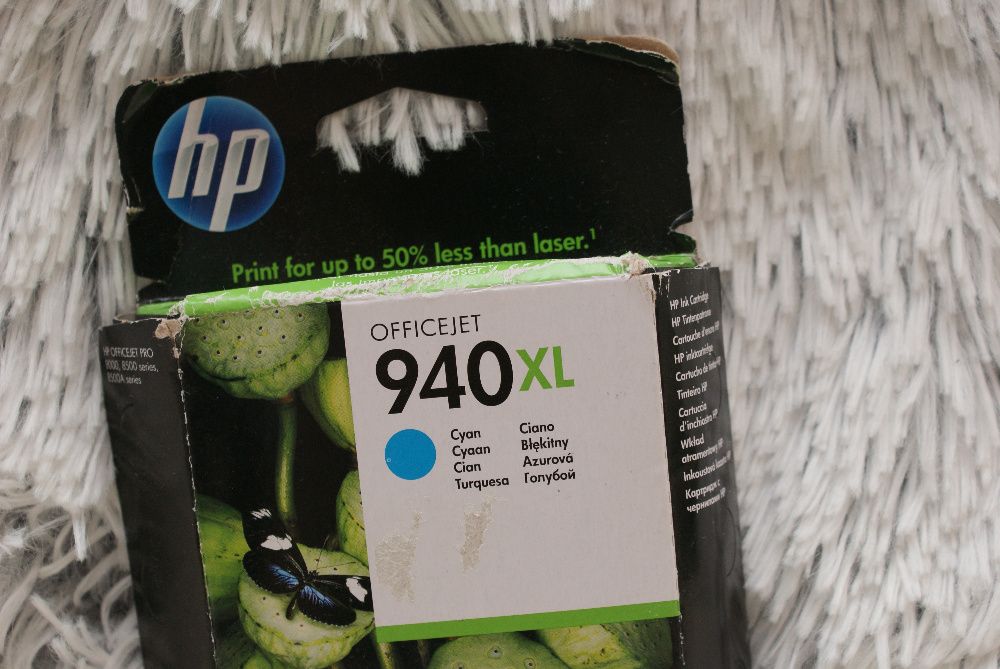 HP 940 XL toner cyan maj 2019