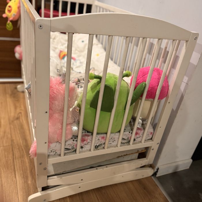 Lóżeczko niemowlęce bujane kołyska Henry