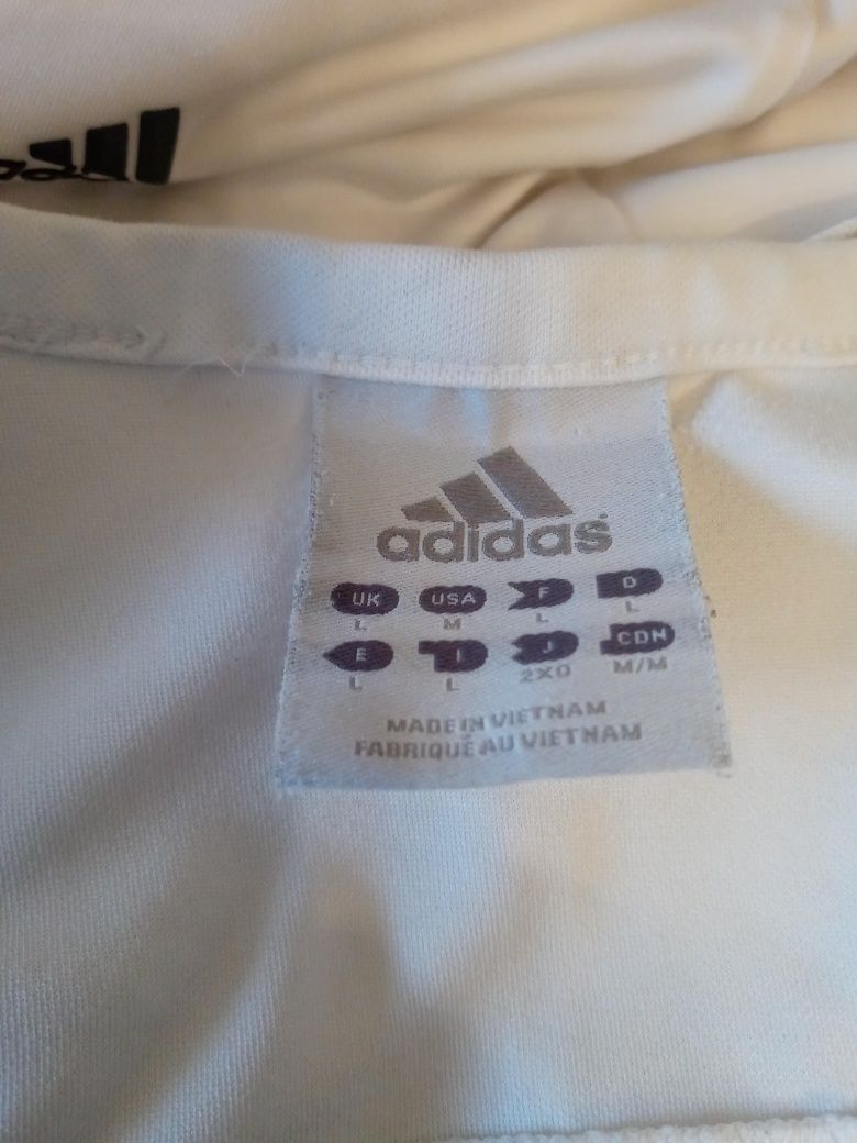 Koszulka meska Adidas bialo czarna M\L
