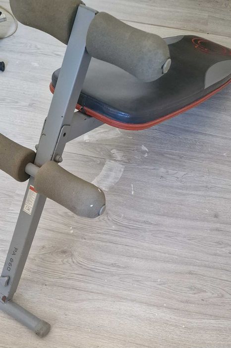 Bicicleta estatica, banco abdominais