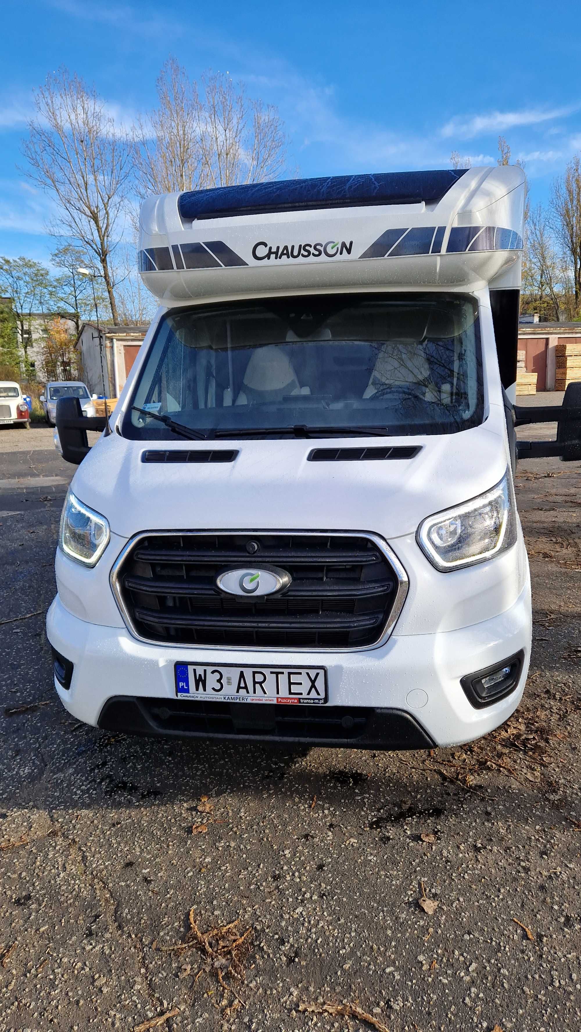 Kamper Chausson 644 z przebiegiem20400 km doposażony Odstąpie leasing