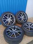 KOŁA ZIMOWE ALUMINIOWE TOYOTA CAMRY 5X114 R18 8J ET50 CZUJNIKI TPMS 235/45 R18 98V NOKIAN SNOWPROOF P