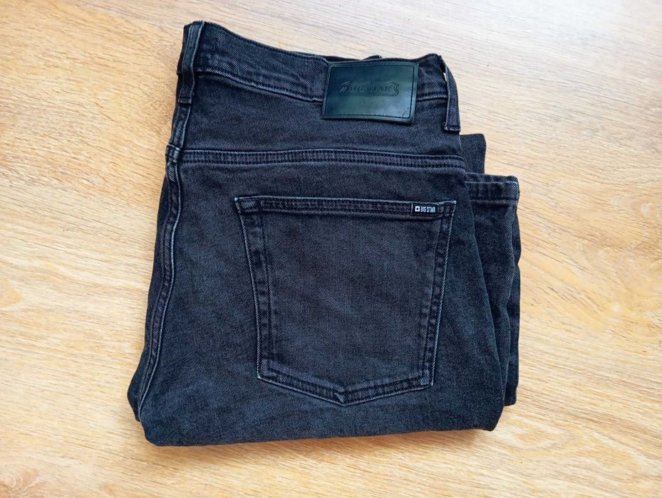 BIG STAR Jeansy spodnie XL 32/32 męskie W32 L32 elastan w32l32 dżinsy