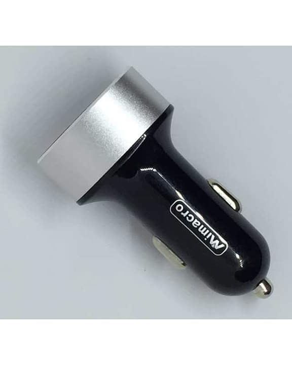 Carregador USB Para Carro C/ LED