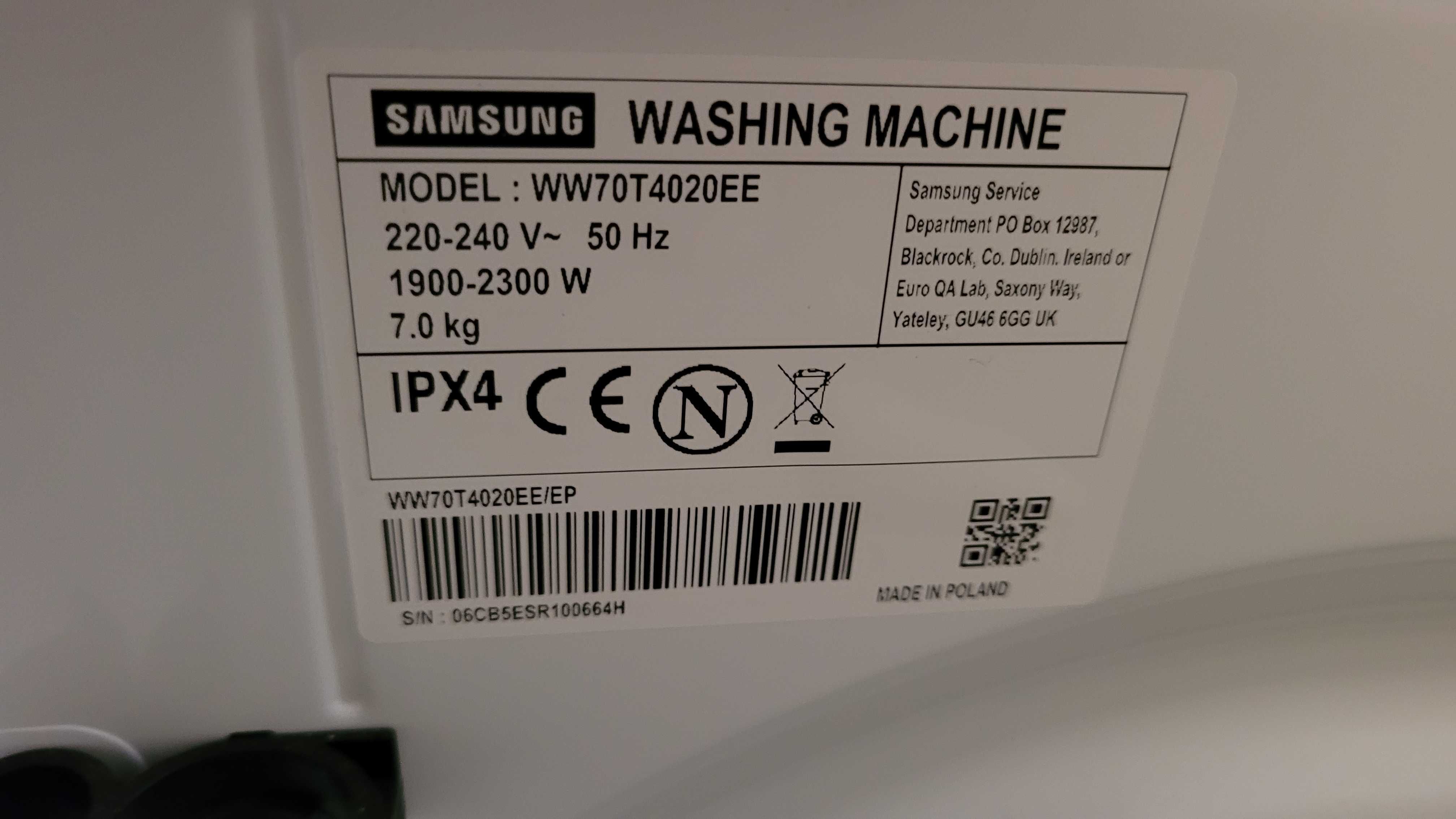 Máquina de lavar roupa Samsung, 7kg, com muito pouco uso