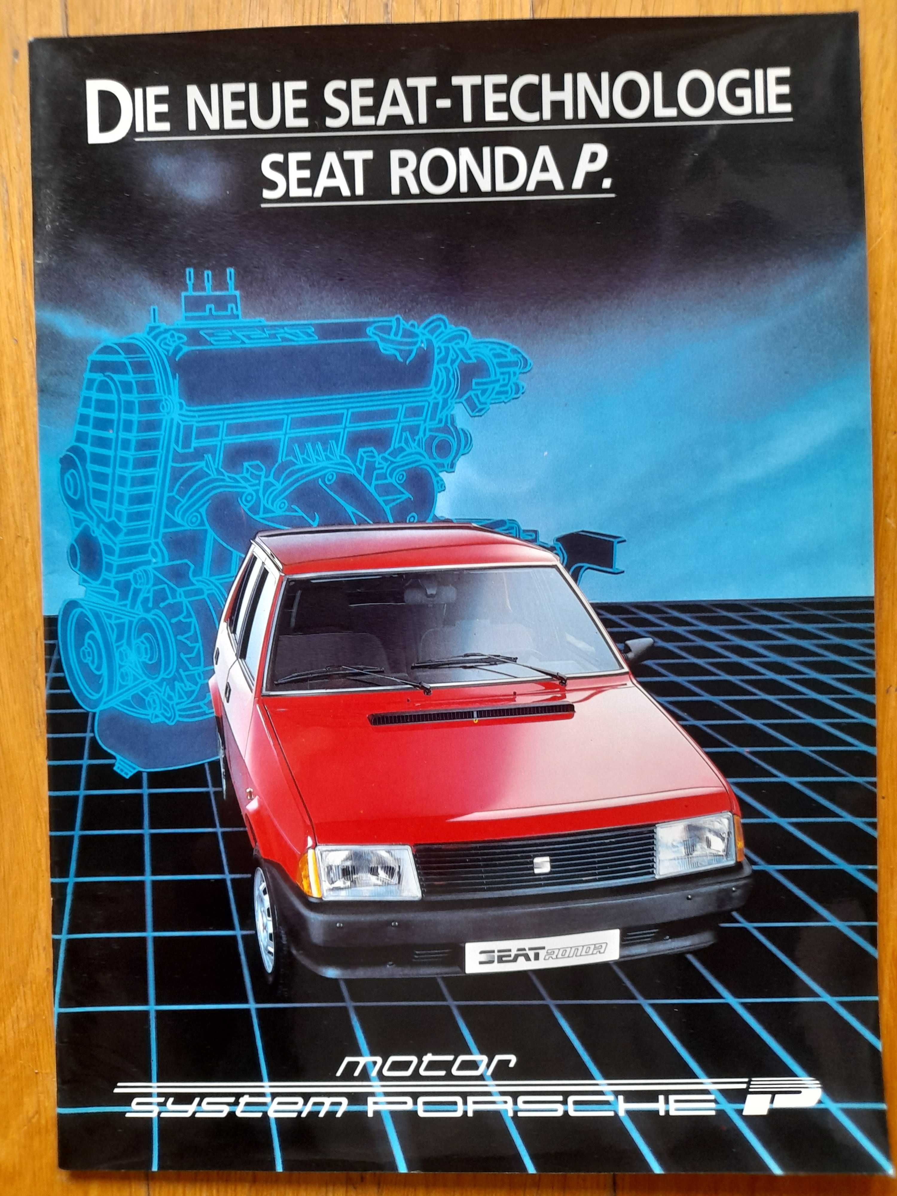 SEAT Ronda 1.2, 1.5, 1.7D język niemiecki rok 1984