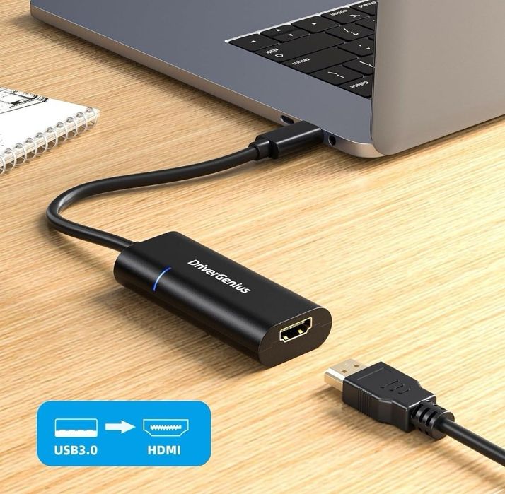 Konwerter wideo USB 3.0 na HDMI - zewnętrzna karta graficzna do kom.