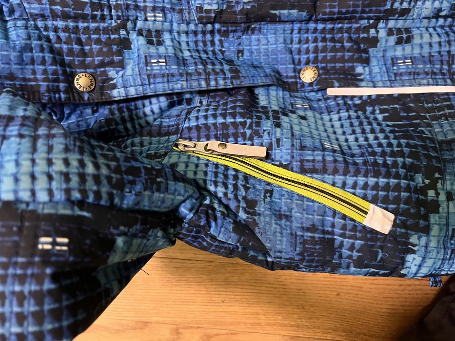 Зимовий комплект комбінезон на хлопчика Lenne