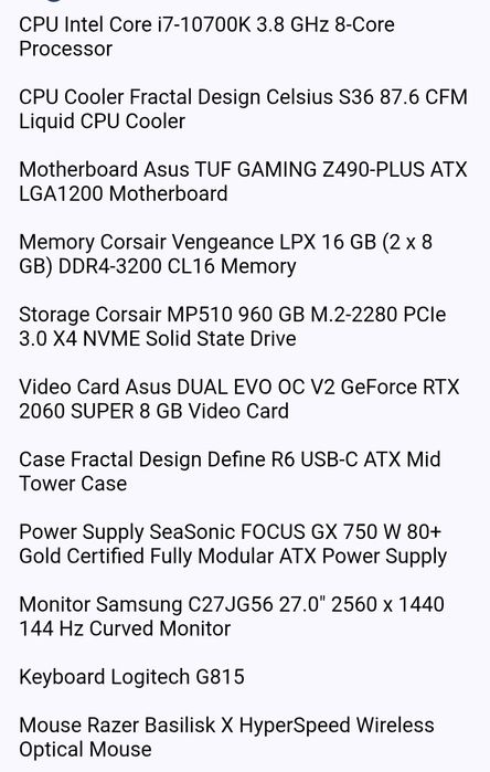 Computador Desktop Gaming
