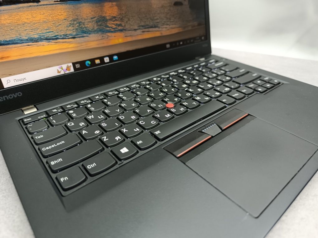 Сенсорний ноутбук Lenovo ThinkPad T470s/i7-7600U/8/256/14"/Full HD
