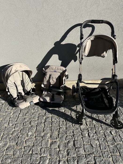 Carrinho bebé Chico One 4ever  Kiros Evo I-size isofix