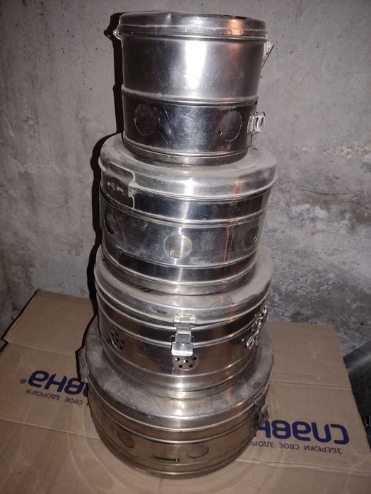 Коптильня бикс медицинский 32х16см коптилка