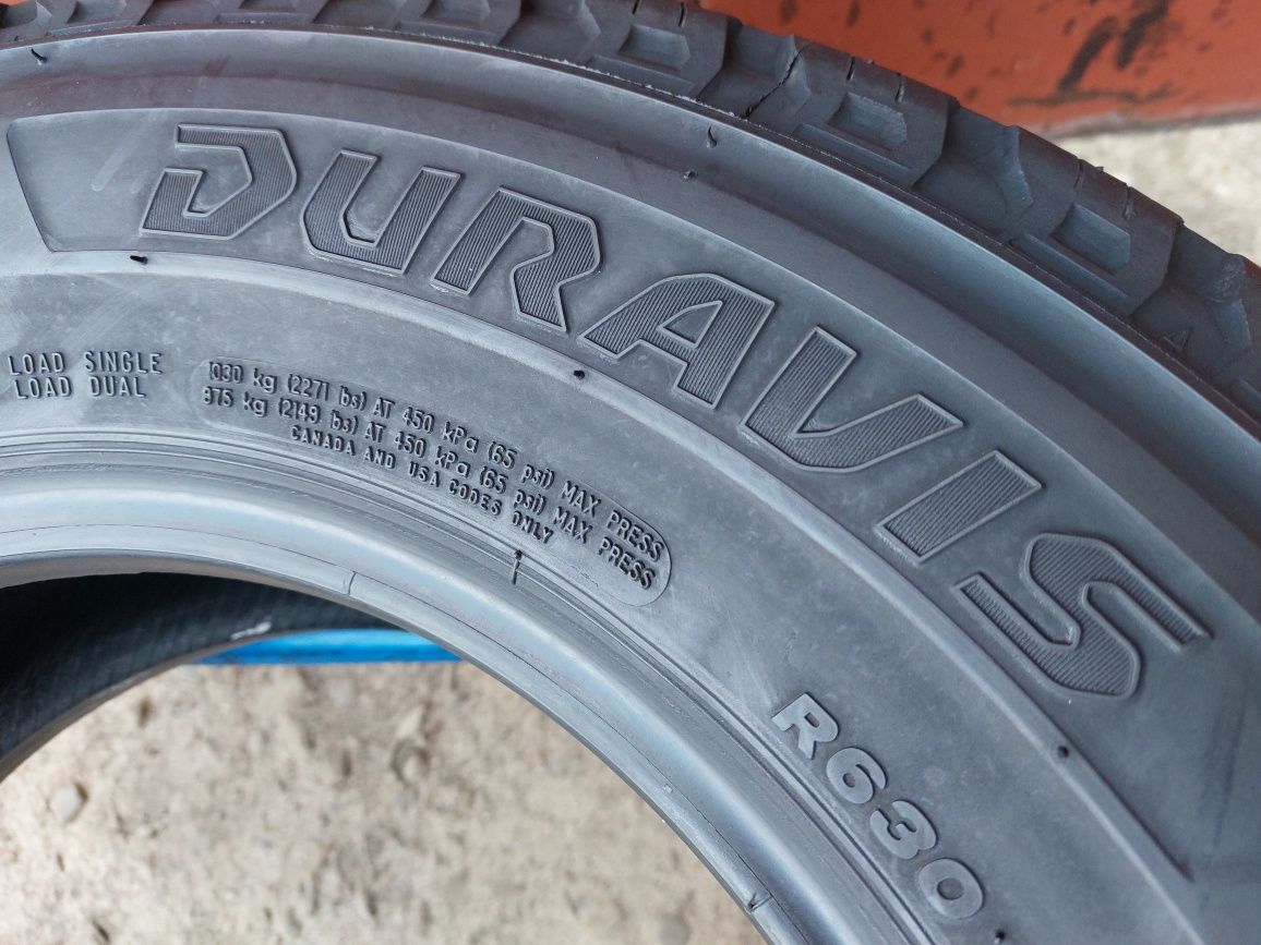 215/70/15C R15C Bridgestone Duravis R630 4шт ціна за 1шт літо шини