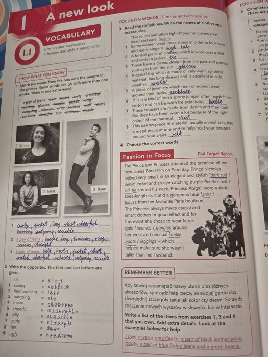 Focus 3 B1/B1+ workbook