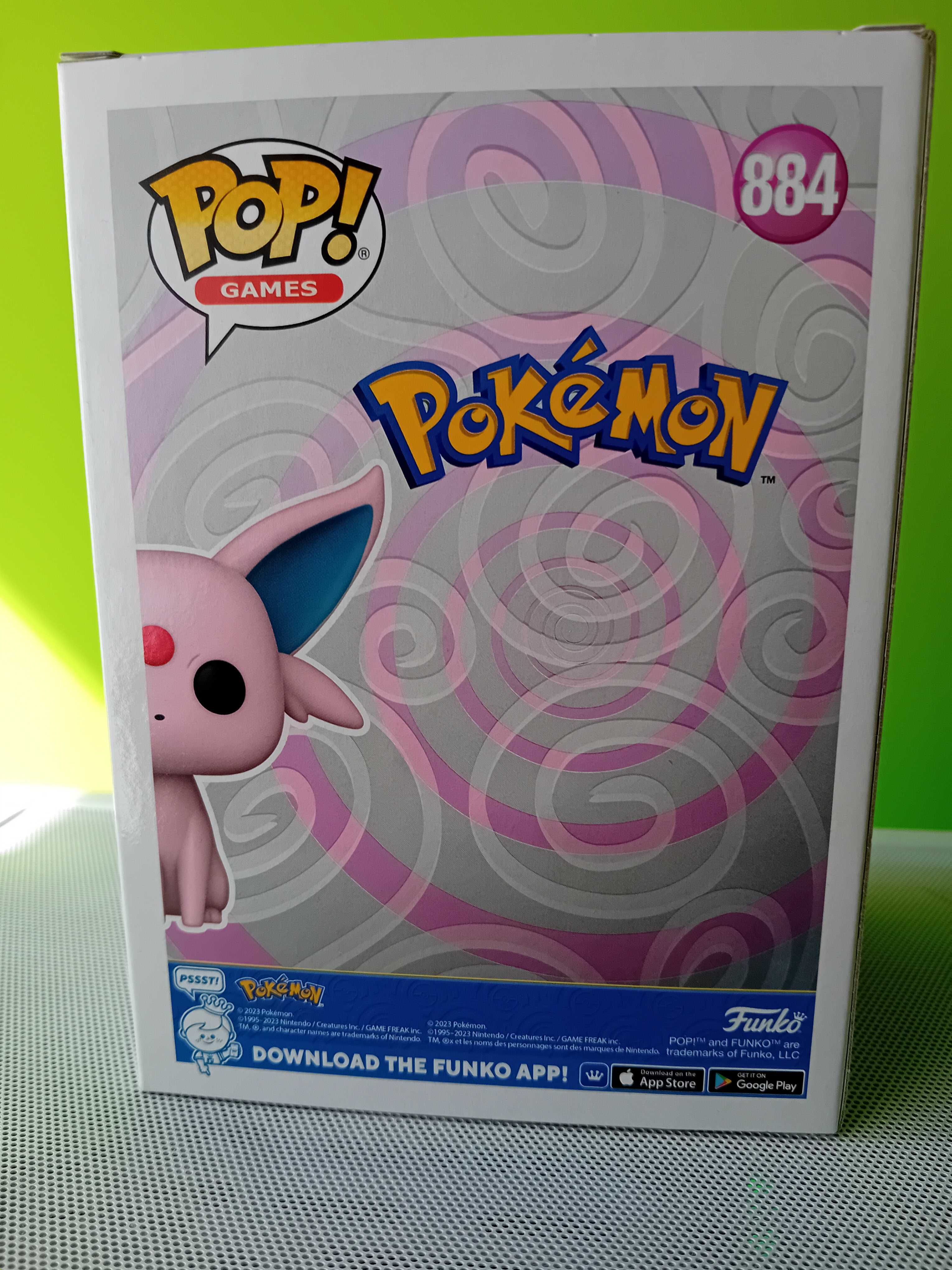 Funko POP Pokemon Espeon 884 Flocked