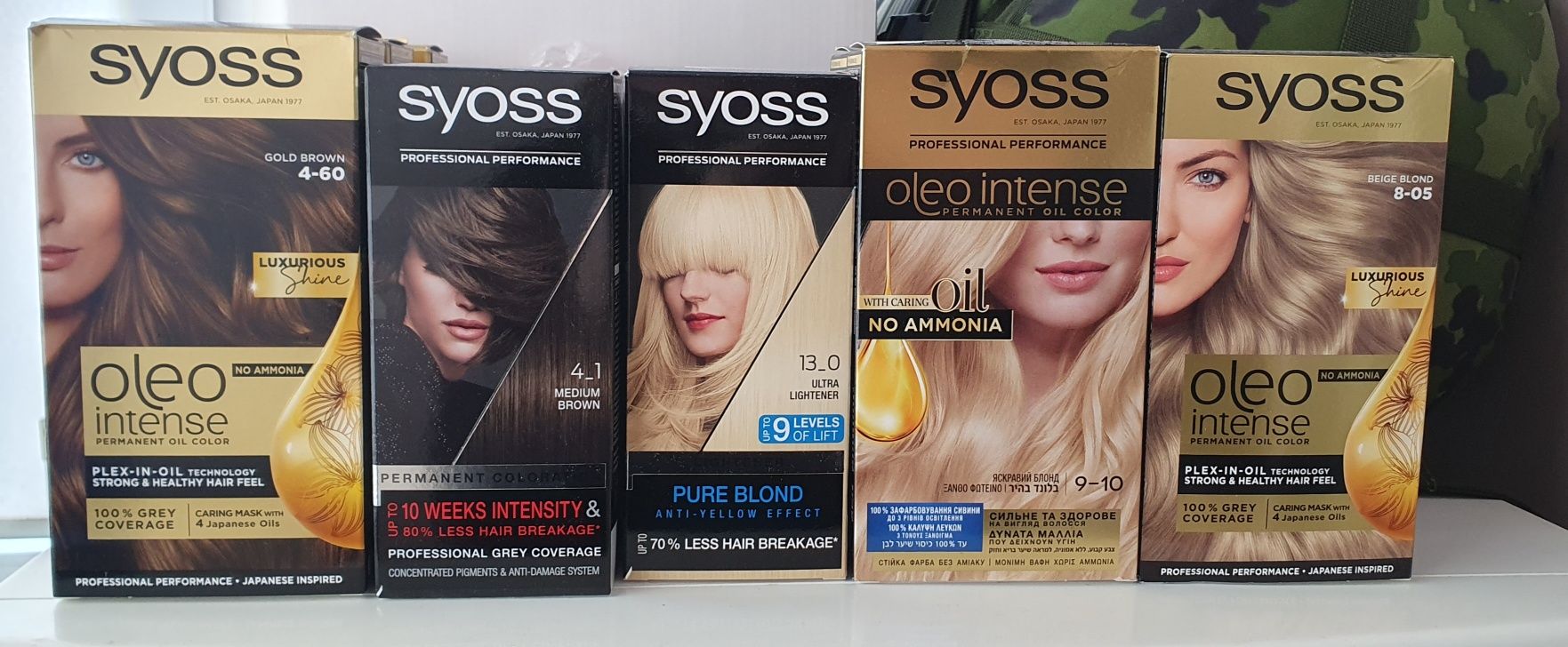 Фарба для волосся SYOSS, різні кольори