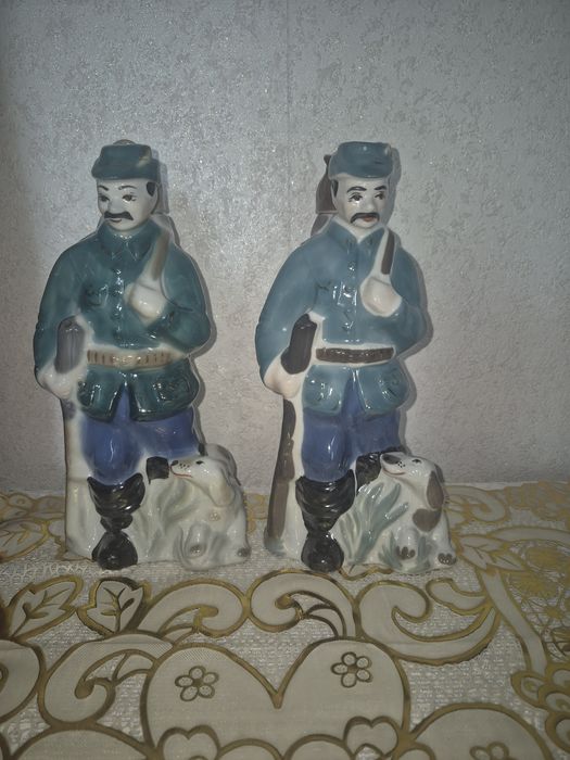 Графин статуэтка Охотник с собакой СРСР