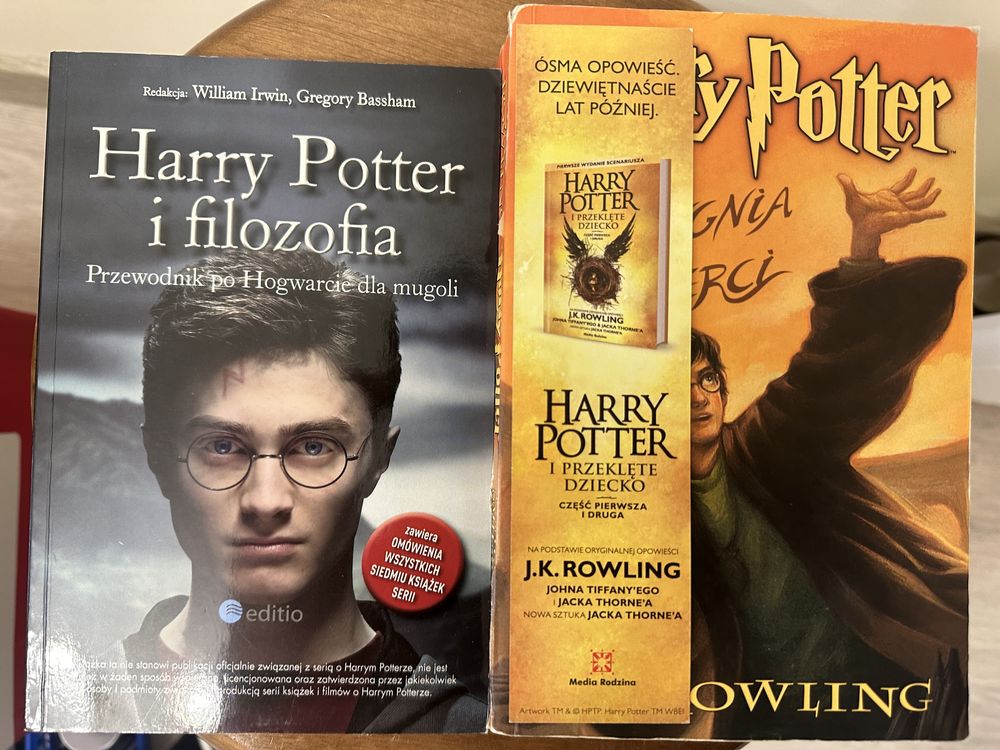 Harry Potter Kompletna Saga 7 części + uzupełnienie