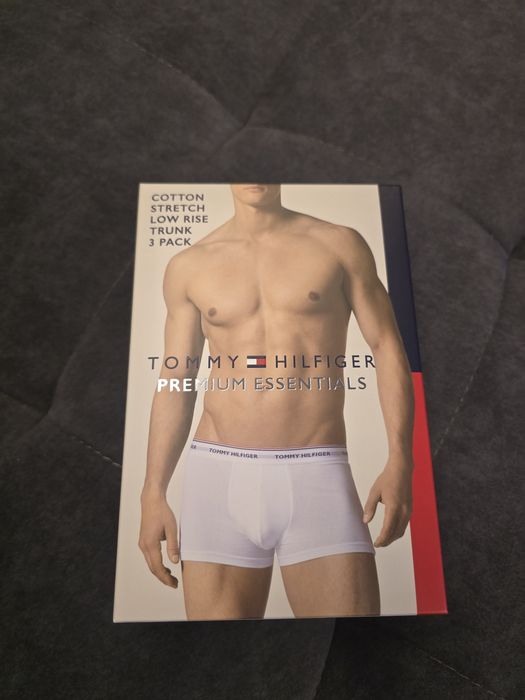 NOWE nieużywane bokserki Tommy Hilfiger granatowe L