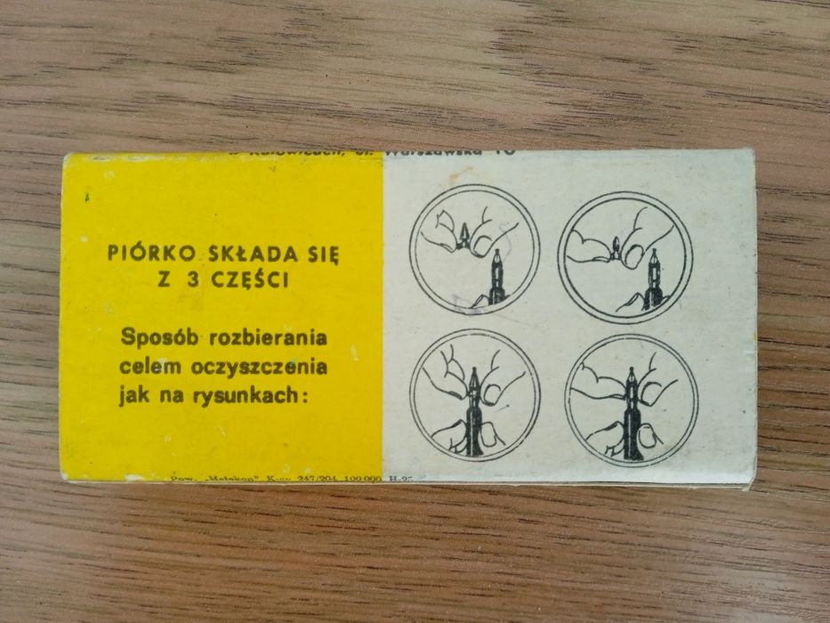 Komplet stalówek kreślarskich Heros (Redis) PRL