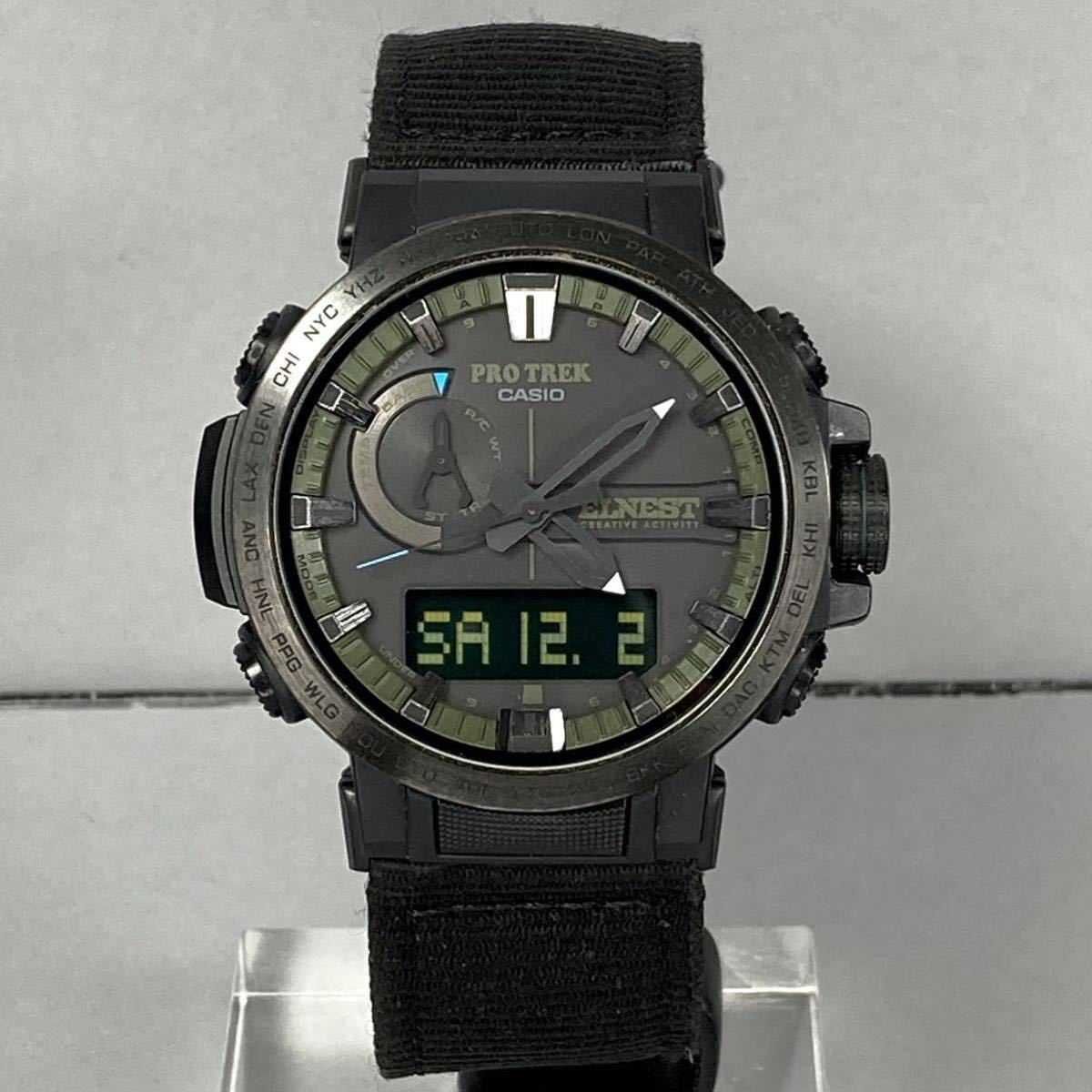 Creative Casio Protrek-Elnest PRW-60ECA-1jAJR б/у Идеал 2 ремня! Ориг!