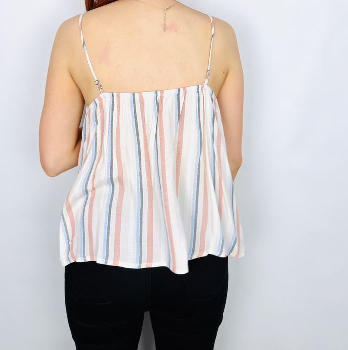 Top w paski na ramiączkach L 40
