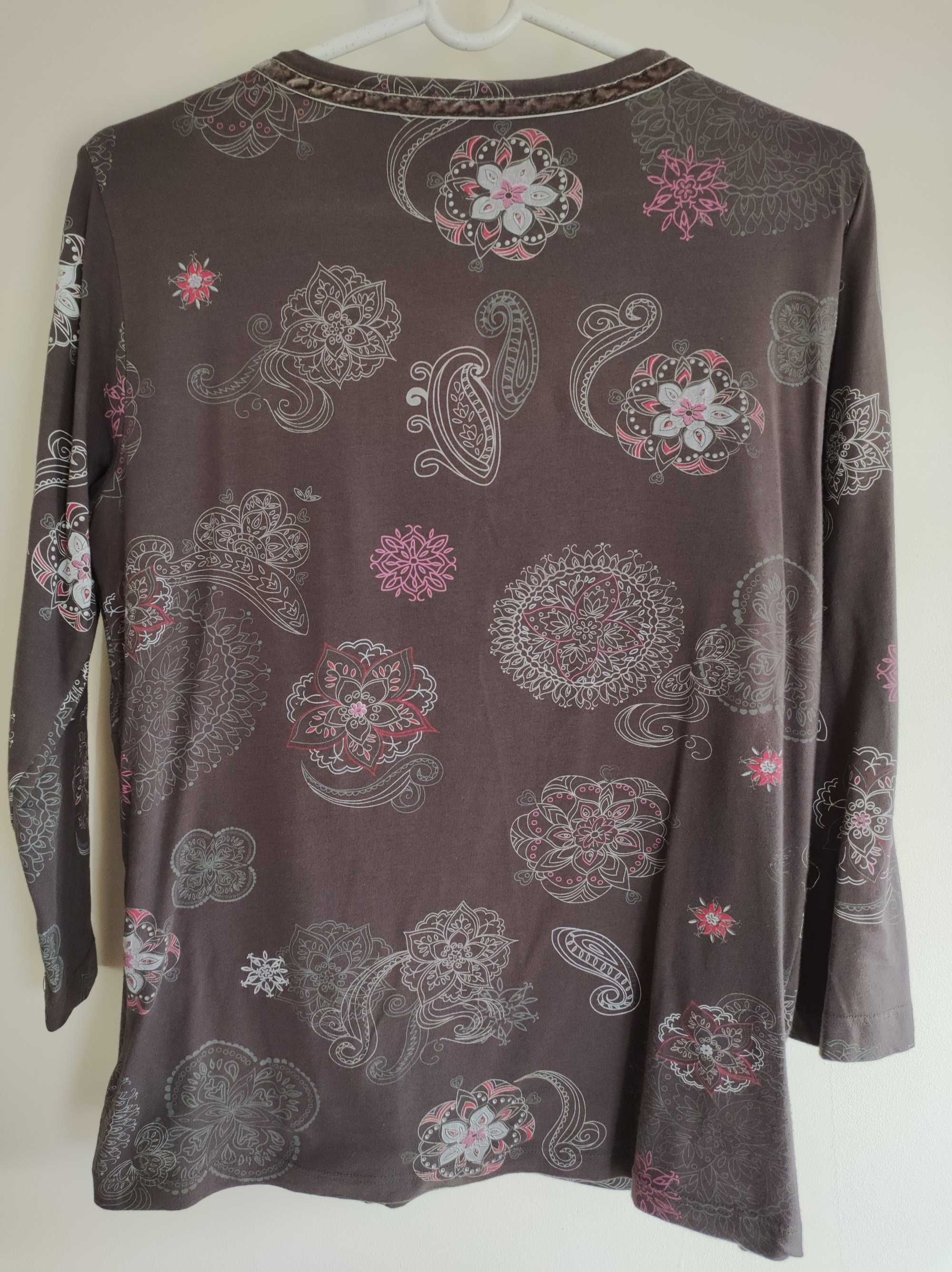 Śliczna bluzeczka w stylu boho M/L.