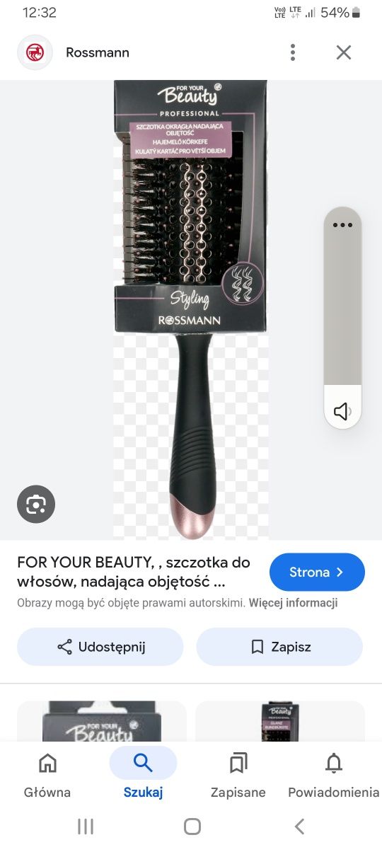 Nowa szczotka nadająca objętość Rossmann