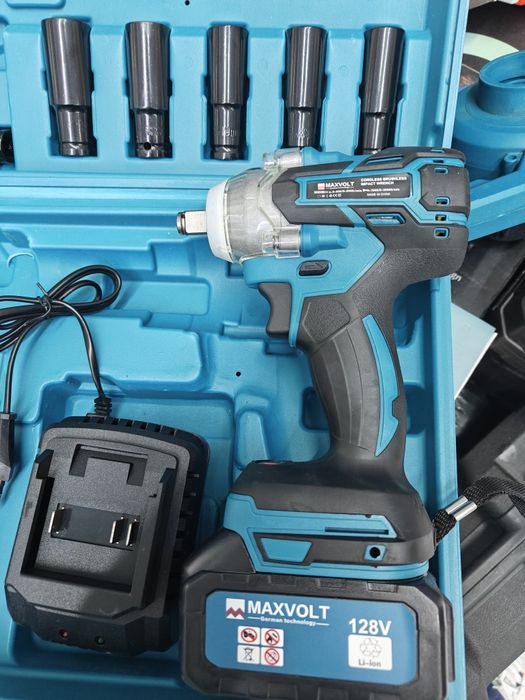 Гайковёрт MAXVOLT  128 v шуруповёрт Electric Drill Set